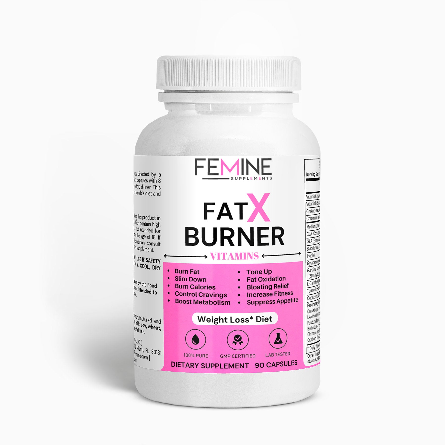 Femine Vitamin Supplement Capsules Fat Burner X Weight 
Loss Diet Pills Google Facebook Tik tok Twitter Instagram 
Viral Trending Trend 